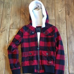 Fox buffalo plaid jacket